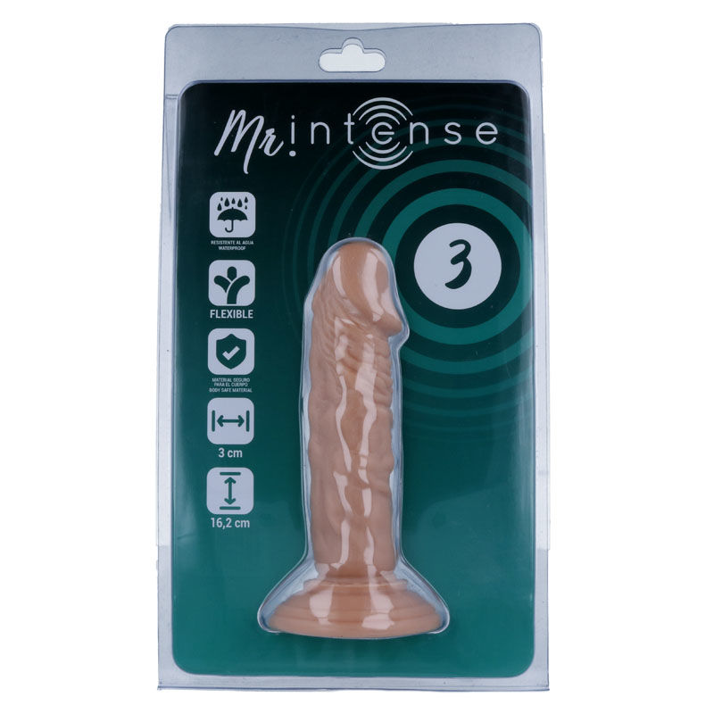 MR INTENSE - 3 PENE REALISTICO 16.2 CM -O- 3 CM - Kanerotika SL