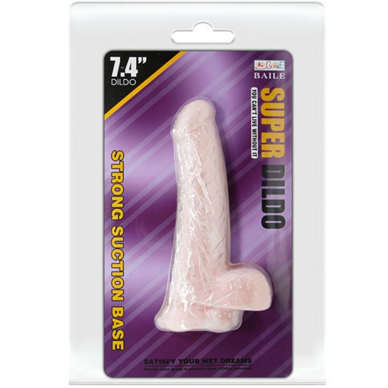 BAILE - SUPER DILDO REALISTICO NATURAL 18.8 CM - Kanerotika SL