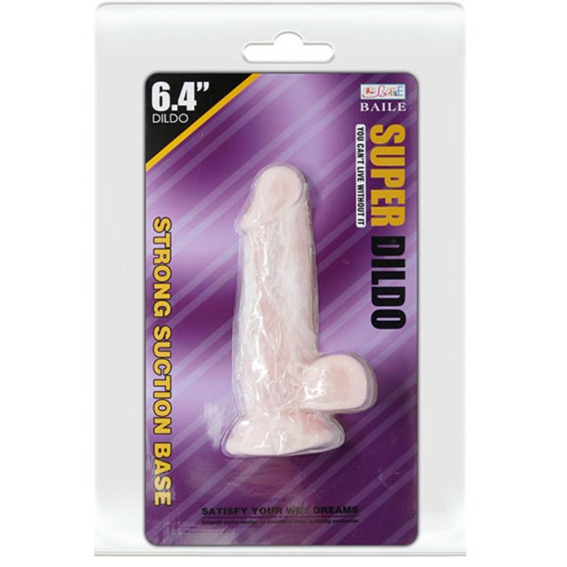 BAILE - SUPER DILDO REALISTICO NATURAL 16.5 CM - Kanerotika SL