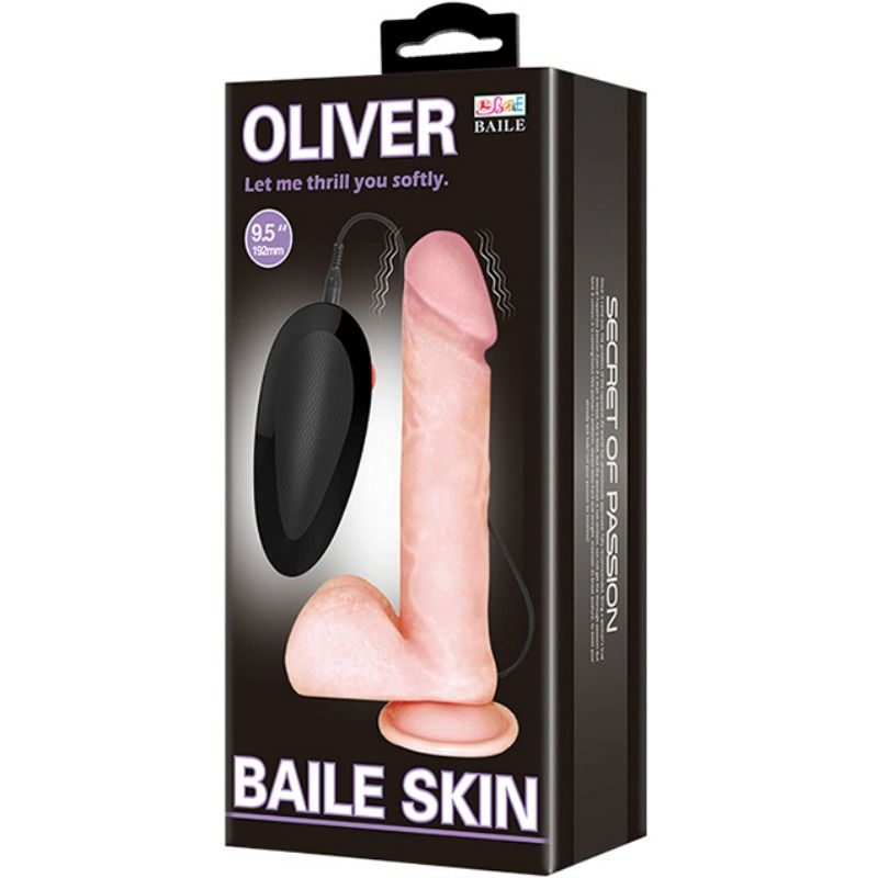 BAILE - OLIVER DILDO REALISTICO CON VIBRACION - Kanerotika SL