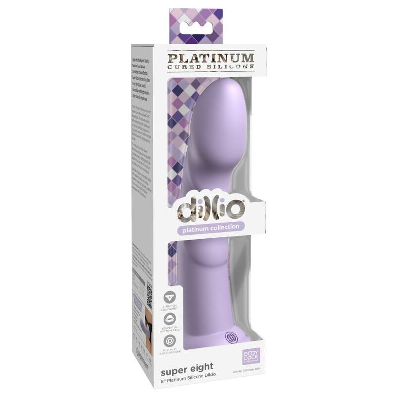 DILLIO - SUPER EIGHT 20,32 CM VIOLETA - Kanerotika SL