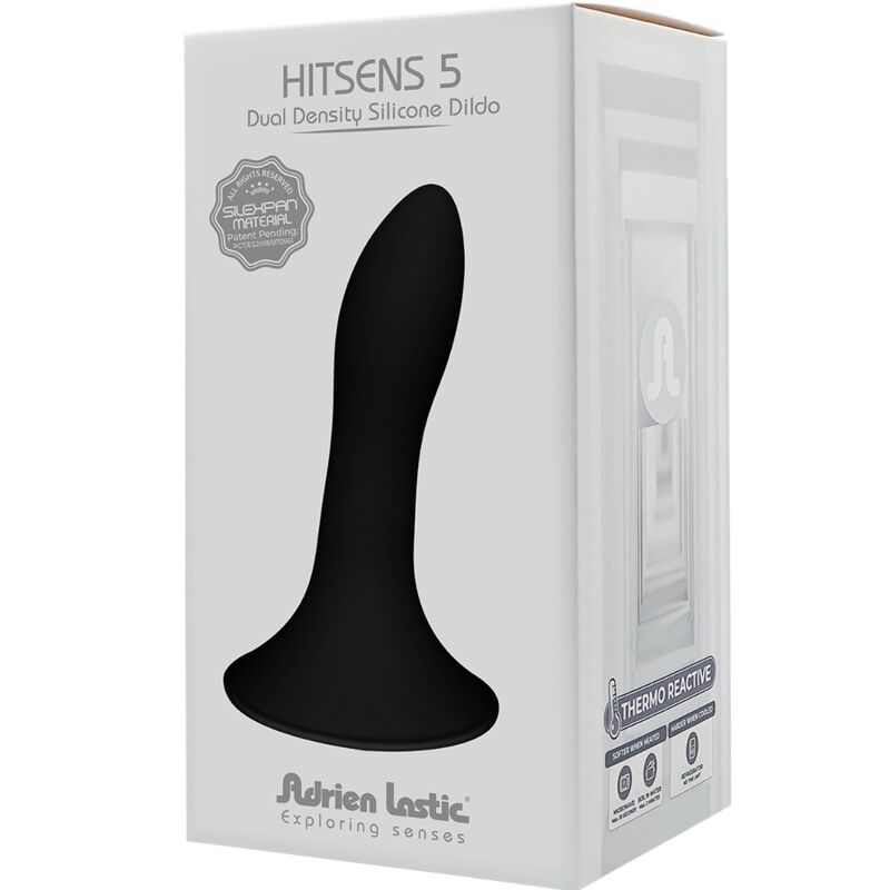 ADRIEN LASTIC - HITSENS 5 DILDO SILICONA NEGRO - Kanerotika SL