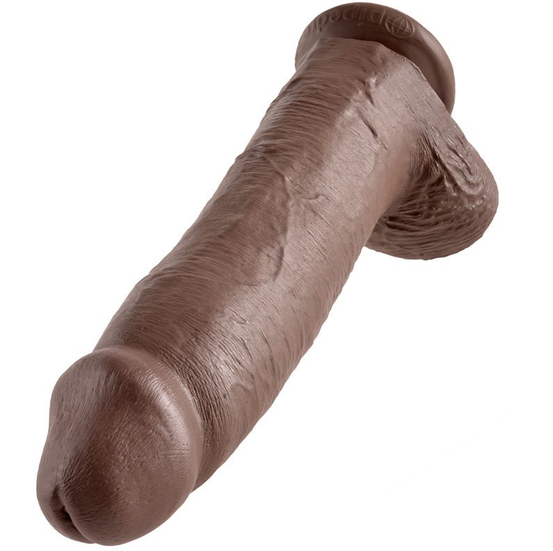 KING COCK - 12 PENE REALISTICO MARRON 30.48 CM - Kanerotika SL