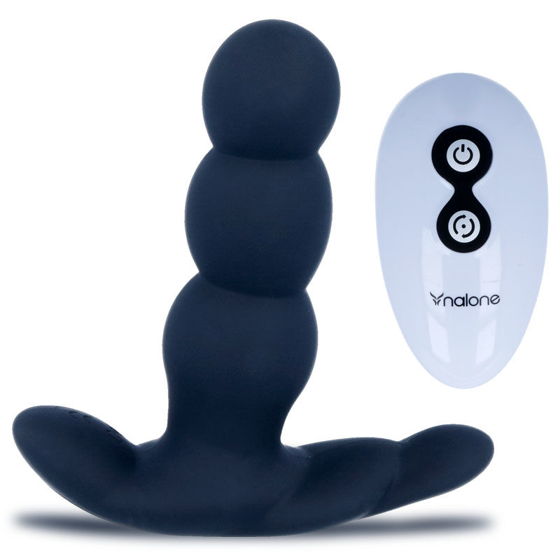 NALONE - PEARL VIBRADOR ANAL CONTROL REMOTO NEGRO - Kanerotika SL