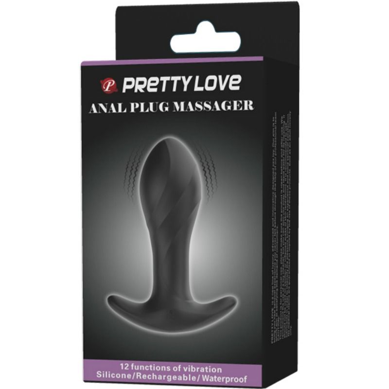 PRETTY LOVE - VIBRADOR ANAL NEGRO - Kanerotika SL