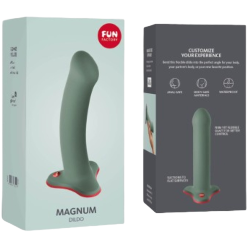 FUN FACTORY - MAGNUM DILDO VERDE - Kanerotika SL