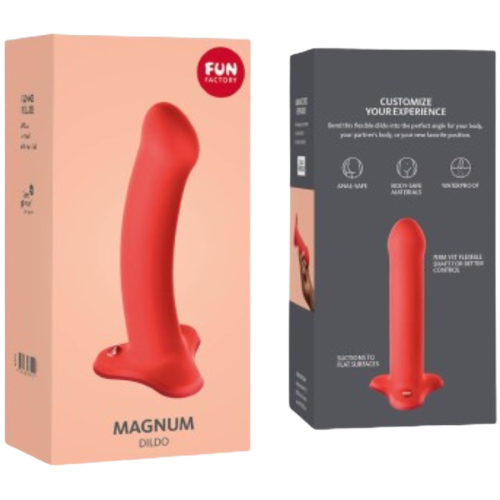 FUN FACTORY - MAGNUM DILDO CORAL - Kanerotika SL