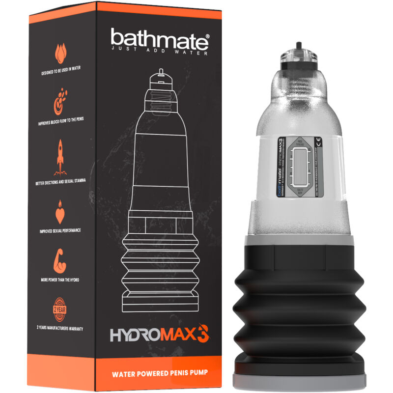 BATHMATE - HYDROMAX 3 TRANSPARENTE - Kanerotika SL