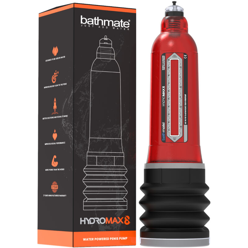 BATHMATE - HYDROMAX 8 ROJO - Kanerotika SL