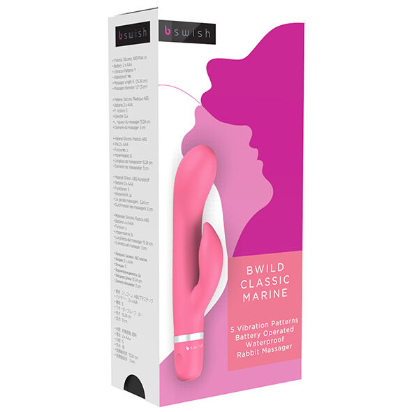 B SWISH - BWILD CLASSIC MARINE RABBIT VIBRATOR GUAVA - Kanerotika SL