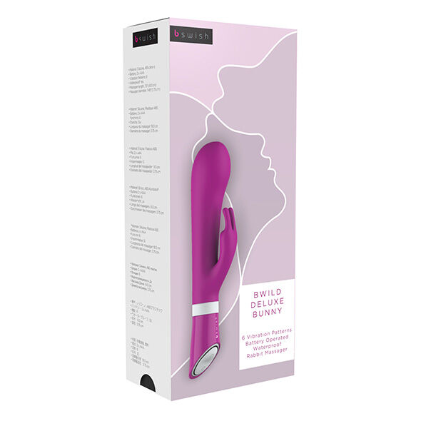 B SWISH - BWILD DELUXE BUNNY RABBIT VIBRATOR RASPBERRY - Kanerotika SL