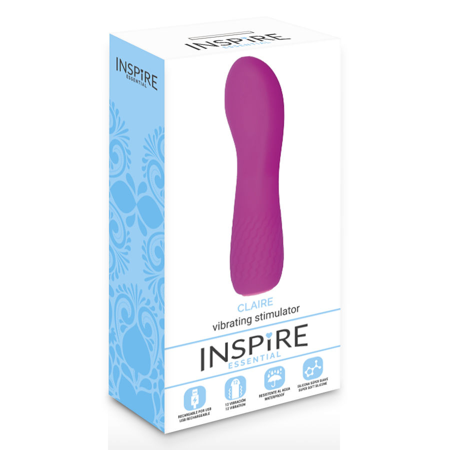 INSPIRE ESSENTIAL - CLAIRE VIBRADOR LILA - Kanerotika SL