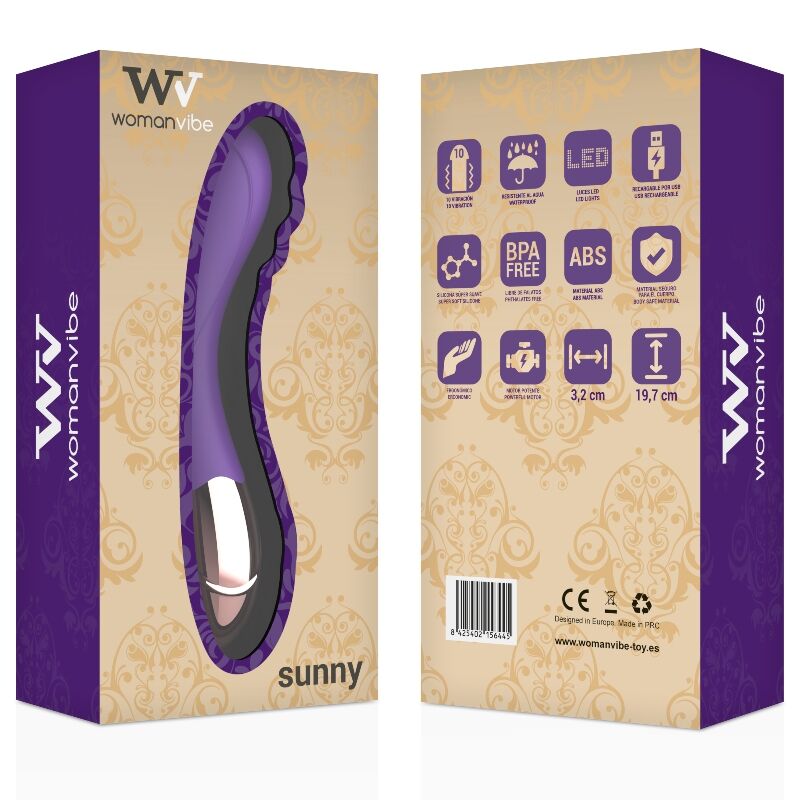 WOMANVIBE - SUNNY VIBRADOR RECARGABLE SILICONA - Kanerotika SL