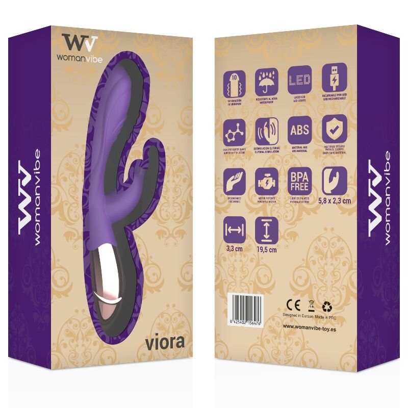 WOMANVIBE - VIORA VIBRADOR RECARGABLE SILICONA - Kanerotika SL