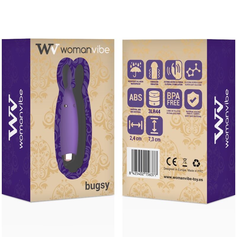 WOMANVIBE - BUGSY ESTIMULADOR RABBIT SILICONA - Kanerotika SL