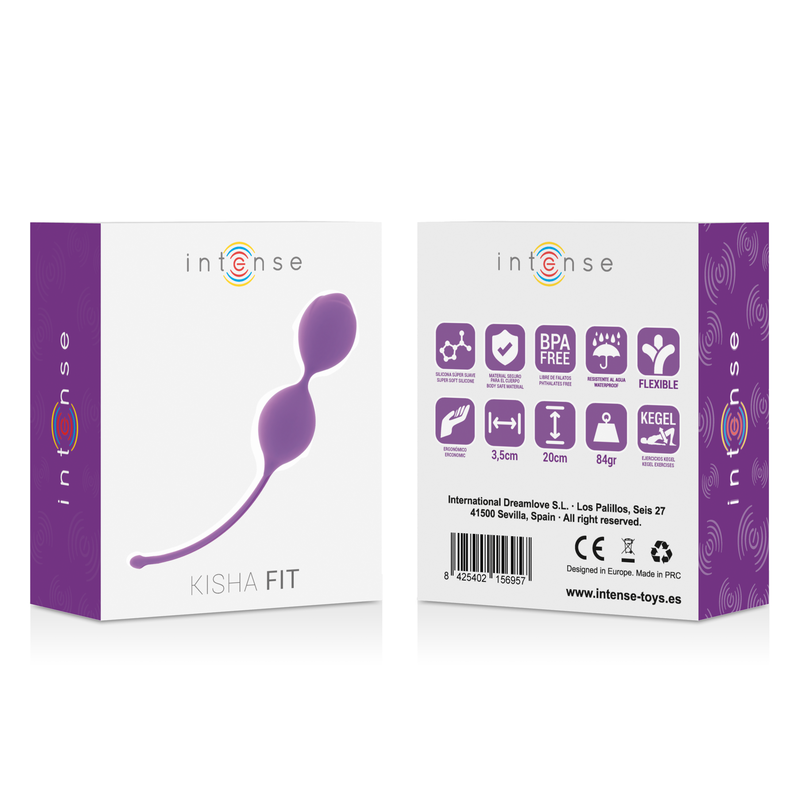 INTENSE - KISHA FIT SILICONE KEGEL LILA - Kanerotika SL