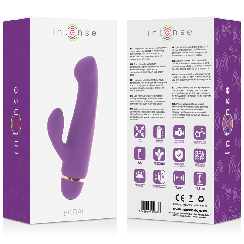 INTENSE - BORAL 20 SPEEDS SILICONE LILA - Kanerotika SL