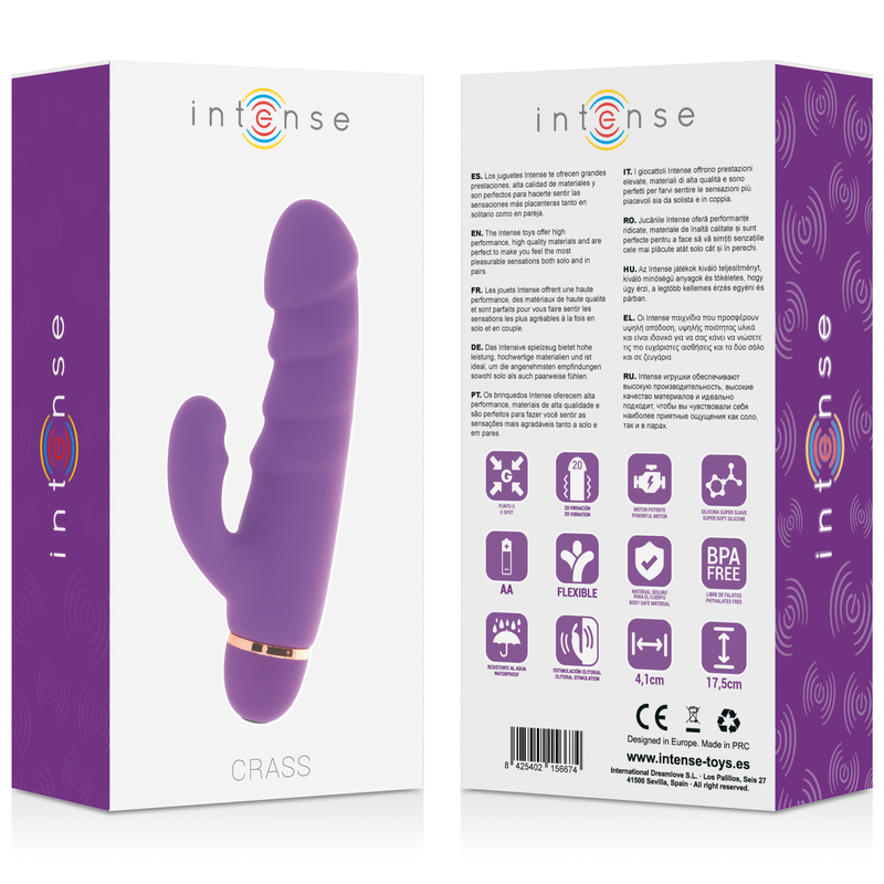 INTENSE - CRASS 20 SPEEDS SILICONE LILA - Kanerotika SL