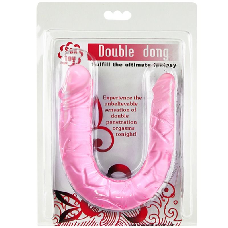 BAILE - DOUBLE DONG DILDO DOBLE ROSA - Kanerotika SL