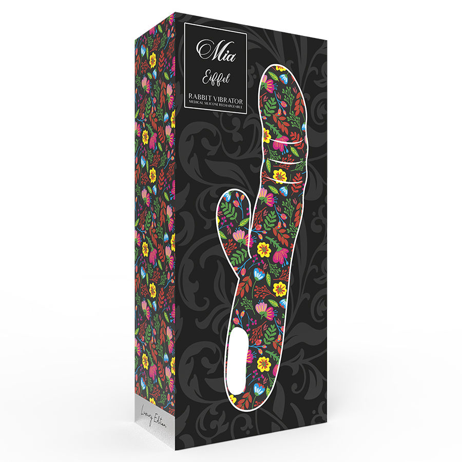 MIA - EIFFEL VIBRADOR ROTADOR AZUL TURQUESA - Kanerotika SL