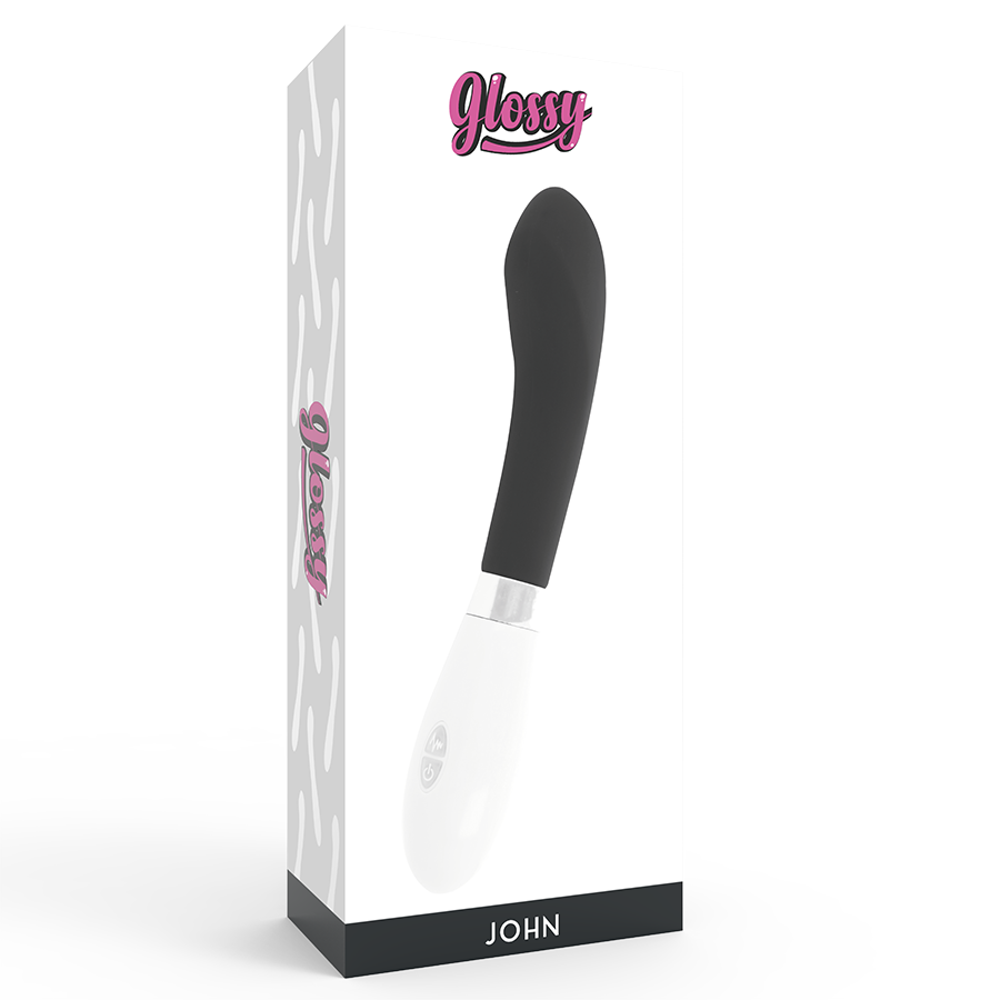 GLOSSY - JOHN VIBRADOR NEGRO - Kanerotika SL