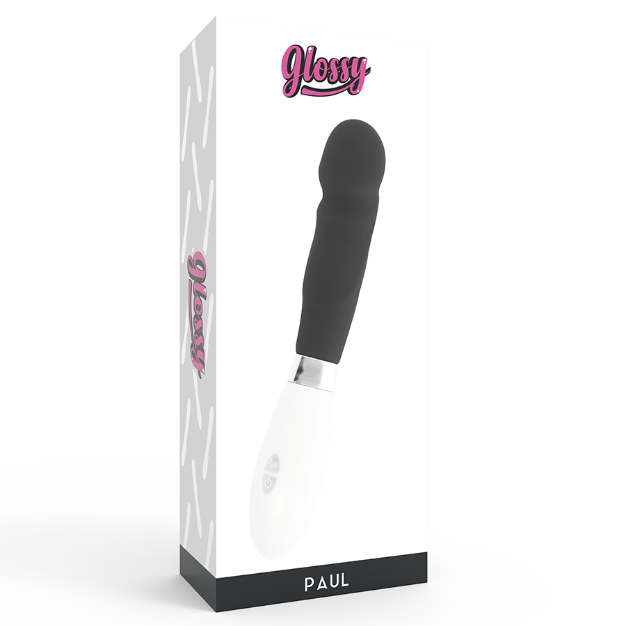 GLOSSY - PAUL VIBRADOR NEGRO - Kanerotika SL