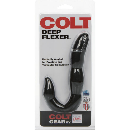 CALEXOTICS - COLT DEEP VIBRADOR ANAL FLEXIBLE NEGRO - Kanerotika SL