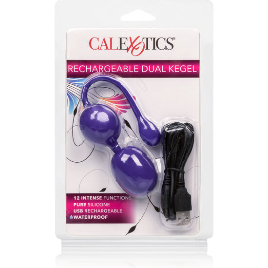 CALIFORNIA EXOTICS - BOLAS DUAL KEGEL RECARGABLES LILA - Kanerotika SL