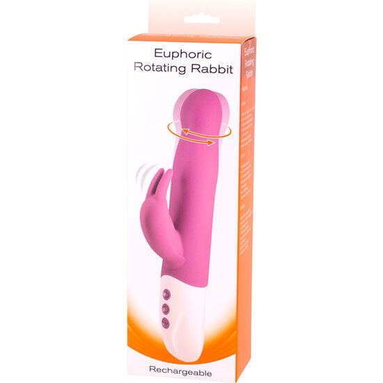 SEVEN CREATIONS - EUPHORIC VIBRADOR CONEJITO CON ROTACIÓN LILA - Kanerotika SL