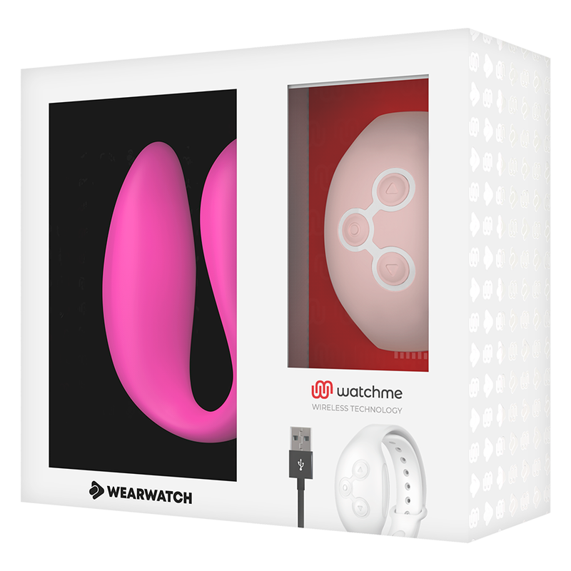 WEARWATCH - VIBRADOR DUAL TECHNOLOGY WATCHME FUCSIA / ROSA - Kanerotika SL