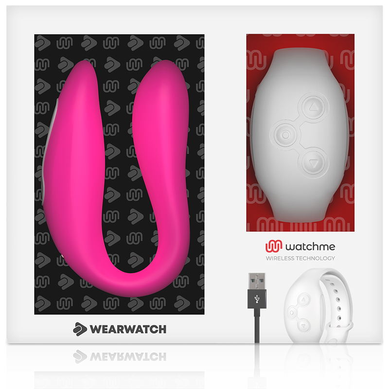 WEARWATCH - VIBRADOR DUAL TECHNOLOGY WATCHME FUCSIA / NÍVEO - Kanerotika SL