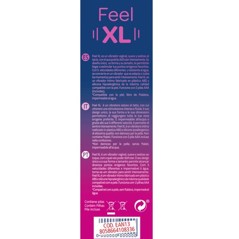 CONTROL - FEEL XL BALA VIBRADORA - Kanerotika SL