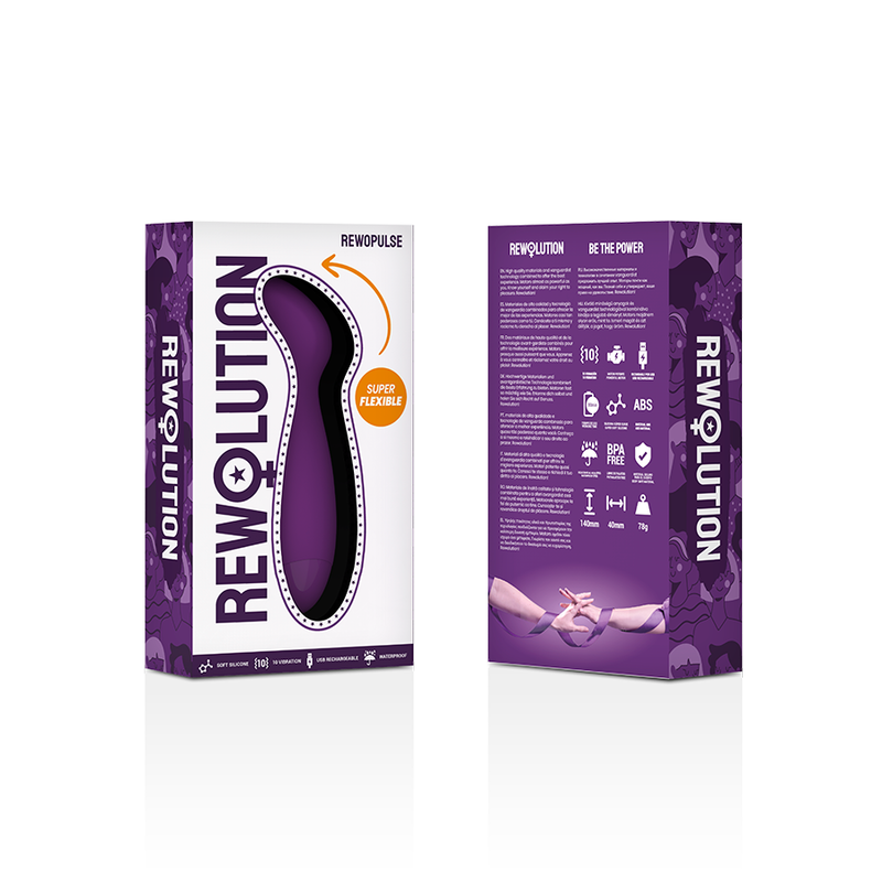 REWOLUTION - REWOPULSE VIBRADOR FLEXIBLE ESTIMULADOR PUNTO G - Kanerotika SL