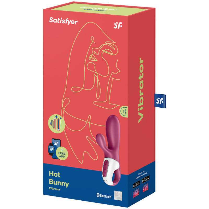 SATISFYER - HOT BUNNY VIBRADOR PUNTO G - Kanerotika SL