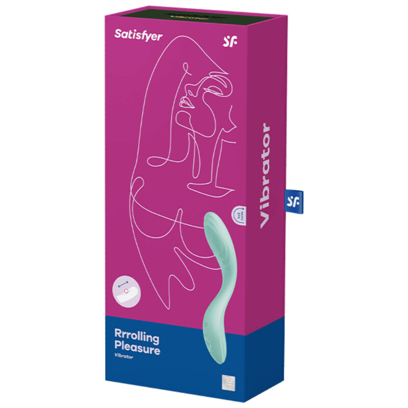 SATISFYER - RRROLLING PLEASURE VIBRADOR PUNTO G VERDE - Kanerotika SL