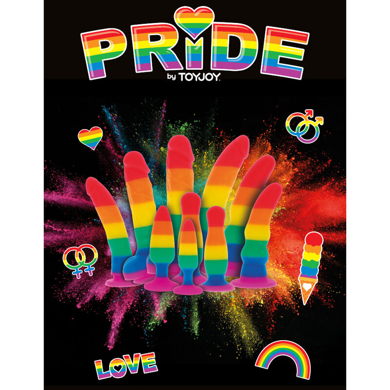 PRIDE - DILDO WAVE BANDERA LGBT 17 CM - Kanerotika SL