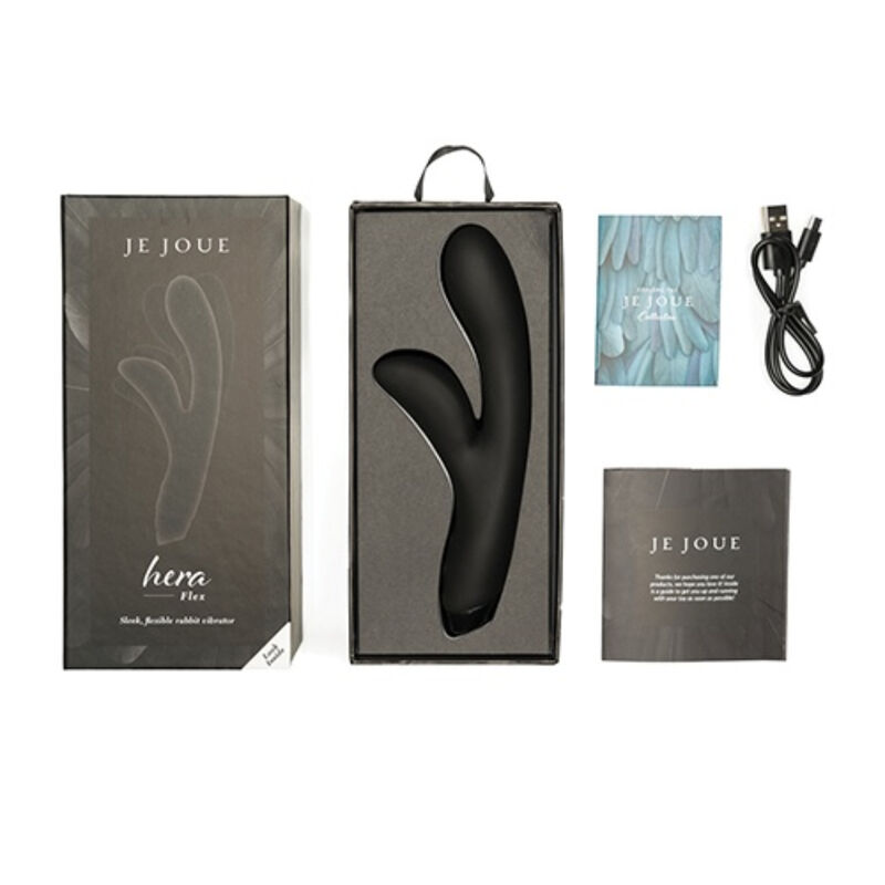 JE JOUE - HERA FLEX VIBRADOR RABBIT - NEGRO - Kanerotika SL