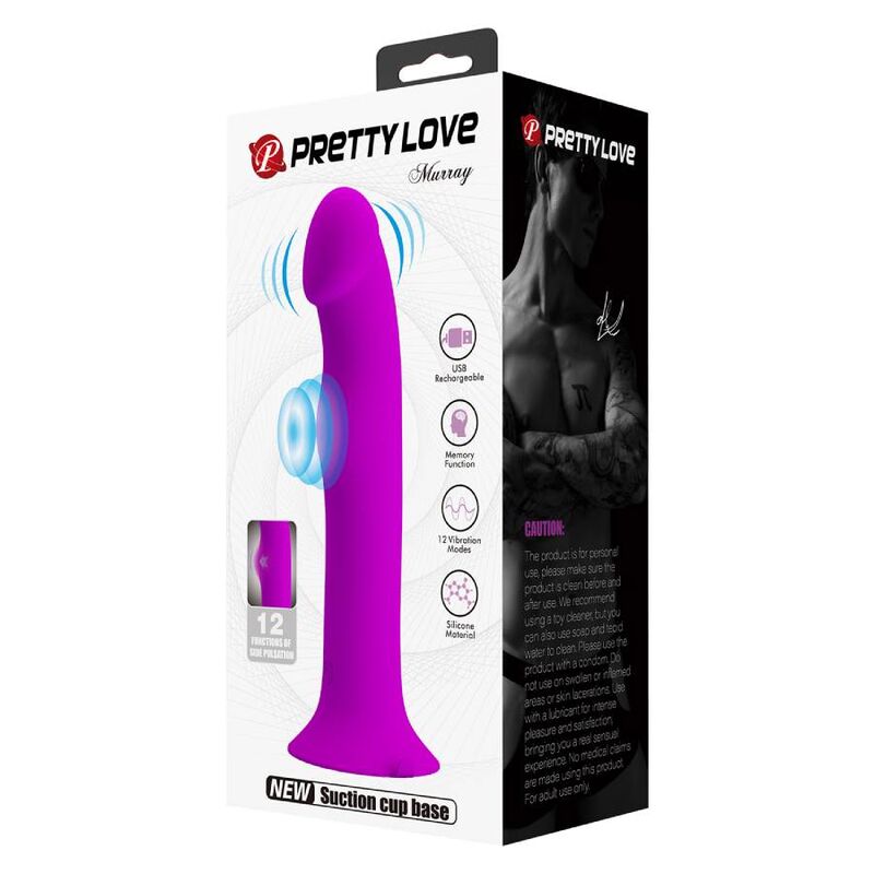 PRETTY LOVE - MURRAY VIBRADOR Y ESTIMULADOR PUNTO G MORADO - Kanerotika SL