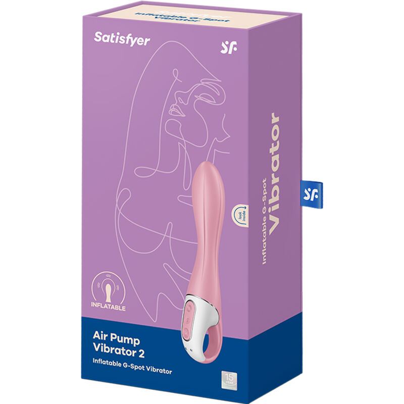 SATISFYER - AIR PUMP VIBRATOR 2 ROSA - Kanerotika SL