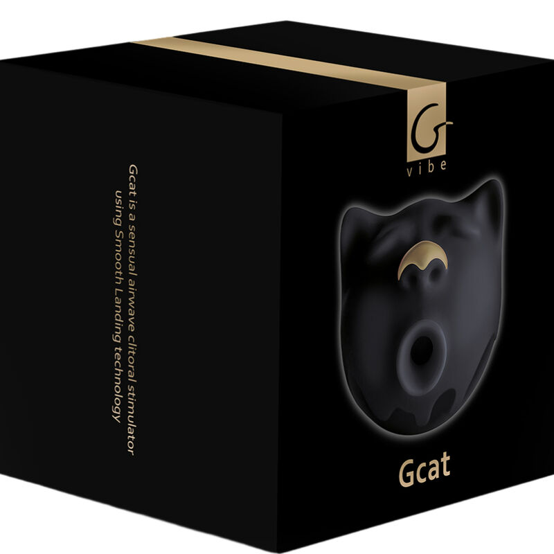 G-VIBE - GCAT MYSTIC SUCCIONADOR DE CLÍTORIS NEGRO - Kanerotika SL