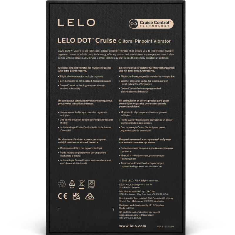 LELO - DOT CRUISE ESTIMULADOR DE CLÍTORIS AMARILLO - Kanerotika SL