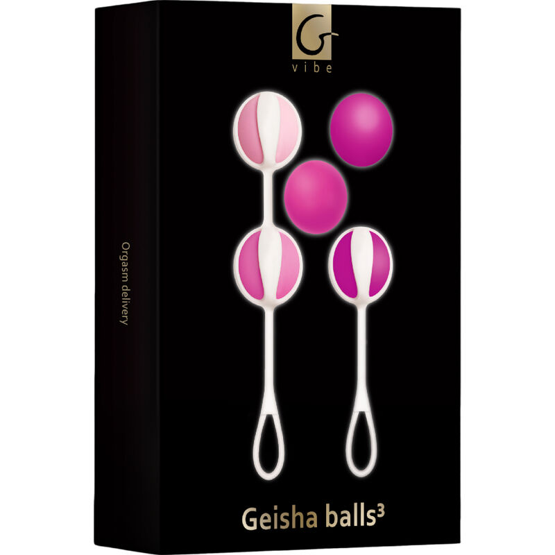 G-VIBE - SET 5 GEISHA BALLS3 ROSA - Kanerotika SL