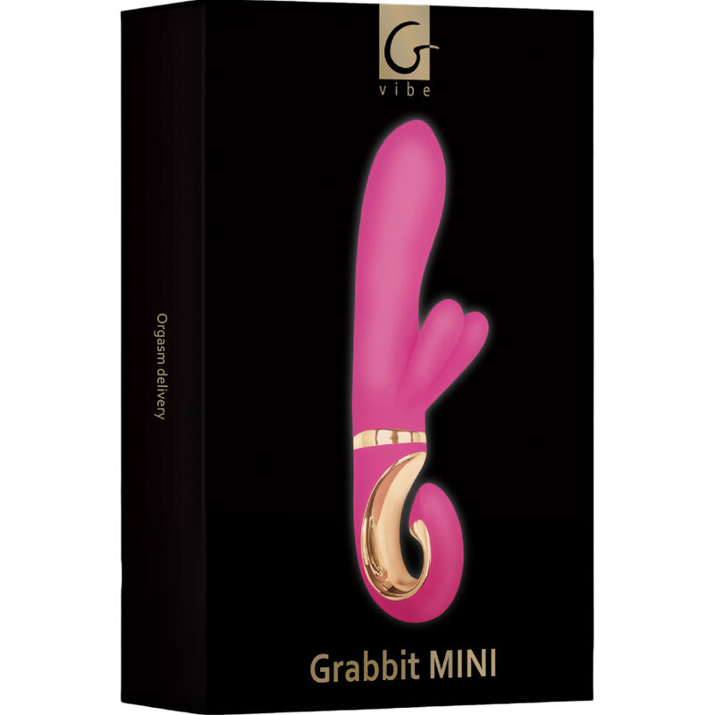 G-VIBE - GRABBIT MINI VIBRADOR SILICIONA ROSA - Kanerotika SL