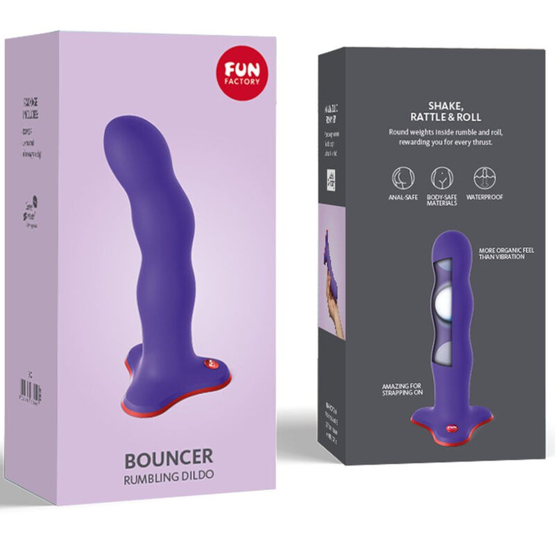 FUN FACTORY - BOUNCER DILDO MORADO - Kanerotika SL