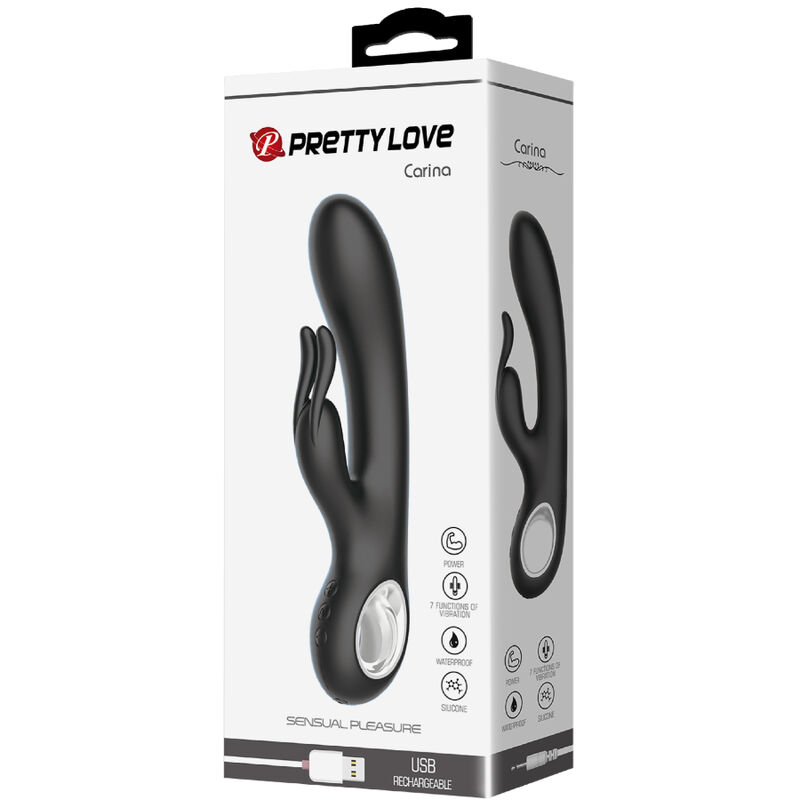 PRETTY LOVE - CARINA VIBRADOR ESTIMULADOR DE CLITORIS Y PUNTO G - Kanerotika SL