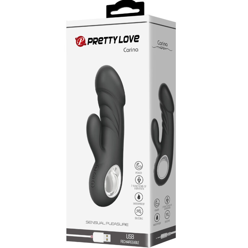 PRETTY LOVE - ANSEL VIBRADOR ESTIMULADOR PUNTO G Y CLITORIS - Kanerotika SL