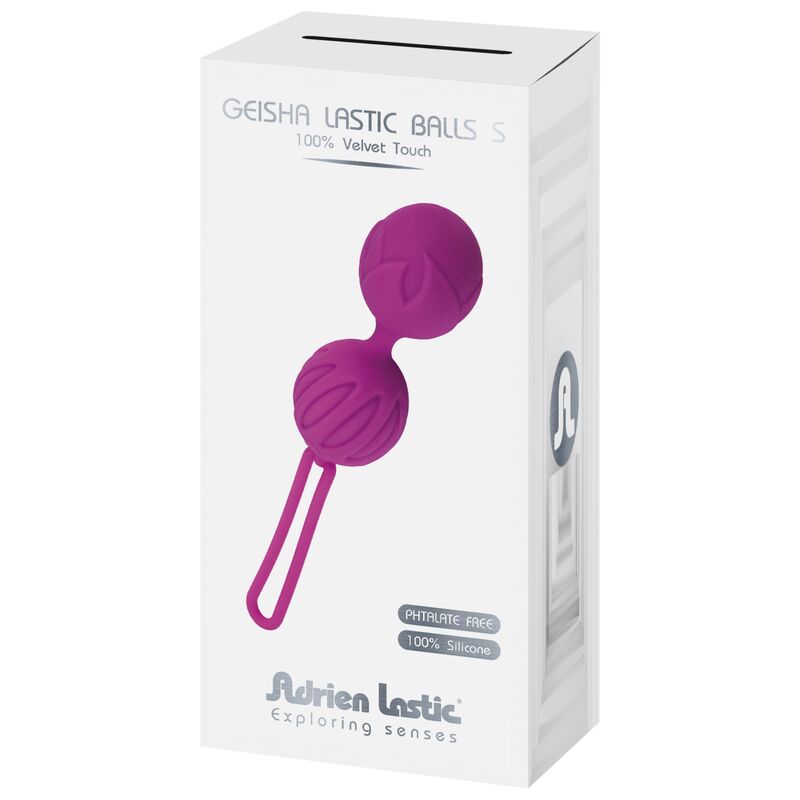 ADRIEN LASTIC - GEISHA LASTIC BOLAS SILICONA TALLA S VIOLETA - Kanerotika SL