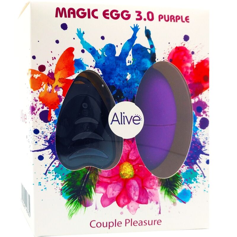 ALIVE - MAGIC EGG 3.0 HUEVO VIBRADOR CONTROL REMOTO VIOLETA - Kanerotika SL