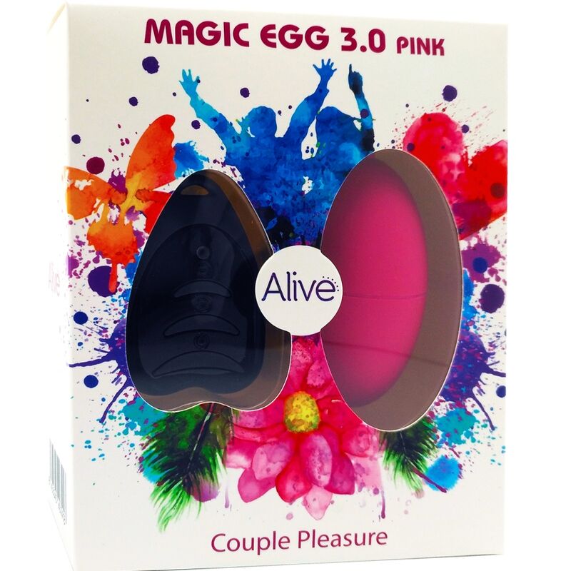 ALIVE - MAGIC EGG 3.0 HUEVO VIBRADOR CONTROL REMOTO ROSA - Kanerotika SL