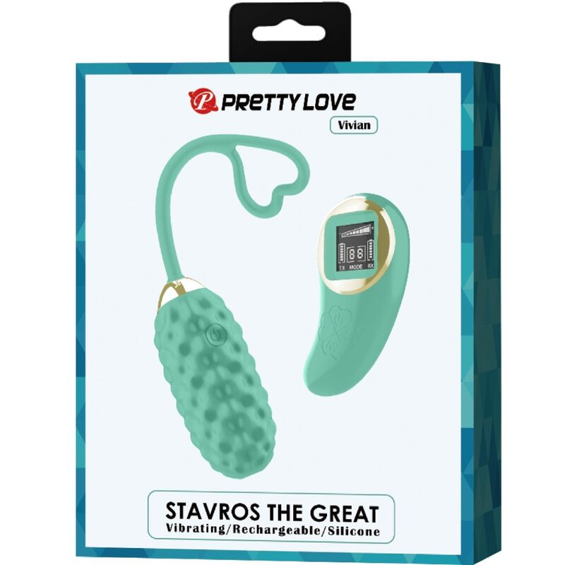 PRETTY LOVE - VIVIAN HUEVO VIBRADOR CONTROL REMOTO VERDE - Kanerotika SL